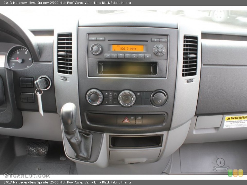 Lima Black Fabric Interior Controls for the 2013 Mercedes-Benz Sprinter 2500 High Roof Cargo Van #79162001
