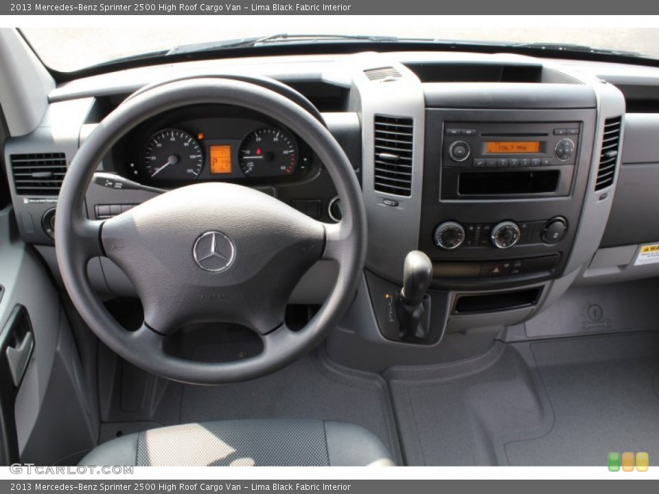 Lima Black Fabric Interior Dashboard for the 2013 Mercedes-Benz Sprinter 2500 High Roof Cargo Van #79162019