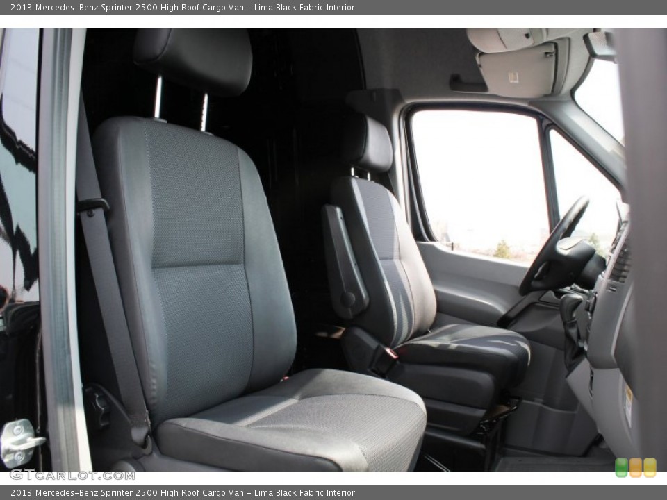 Lima Black Fabric Interior Front Seat for the 2013 Mercedes-Benz Sprinter 2500 High Roof Cargo Van #79162308