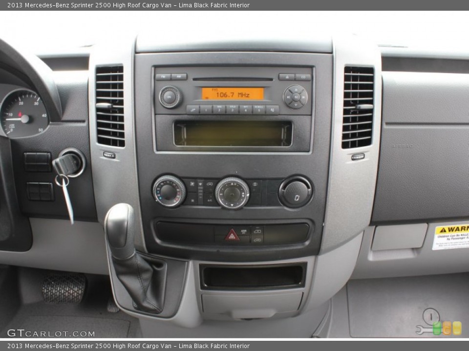 Lima Black Fabric Interior Controls for the 2013 Mercedes-Benz Sprinter 2500 High Roof Cargo Van #79162367