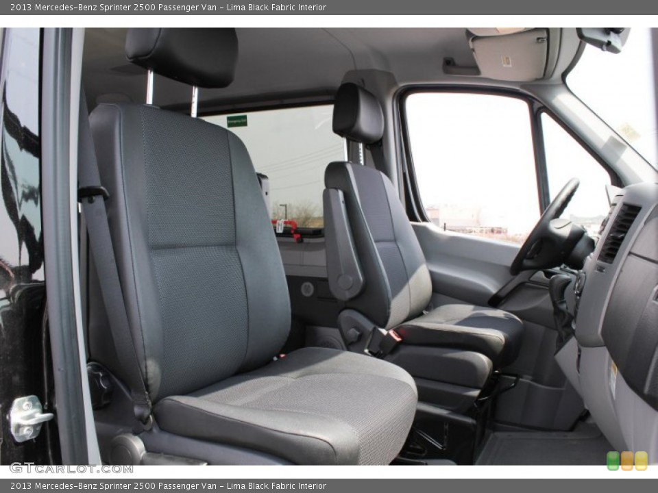 Lima Black Fabric Interior Photo for the 2013 Mercedes-Benz Sprinter 2500 Passenger Van #79162721