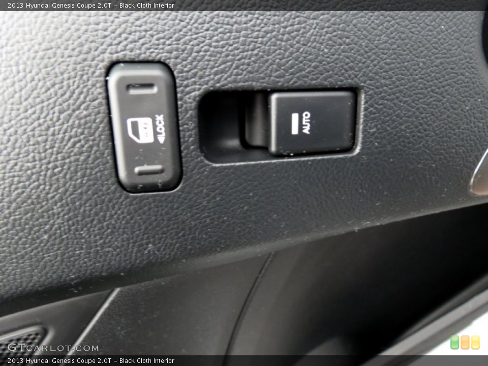 Black Cloth Interior Controls for the 2013 Hyundai Genesis Coupe 2.0T #79162729