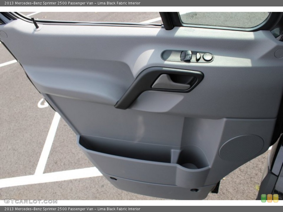 Lima Black Fabric Interior Door Panel for the 2013 Mercedes-Benz Sprinter 2500 Passenger Van #79162736