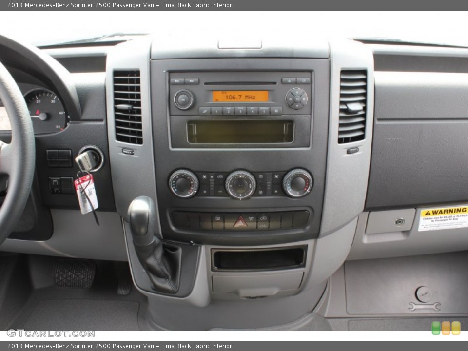 Lima Black Fabric Interior Controls for the 2013 Mercedes-Benz Sprinter 2500 Passenger Van #79162778
