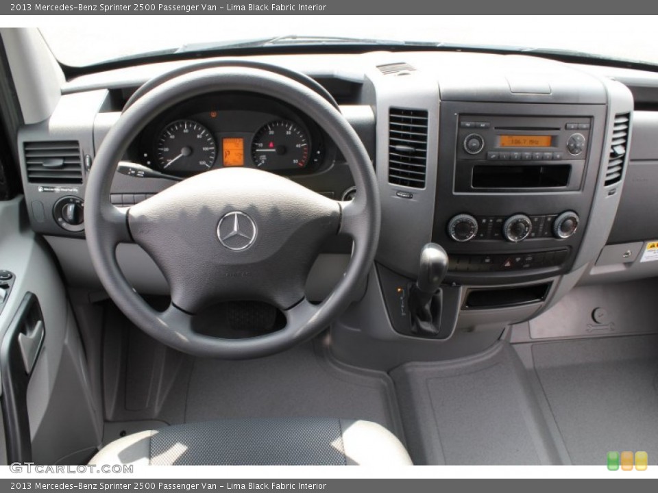 Lima Black Fabric Interior Dashboard for the 2013 Mercedes-Benz Sprinter 2500 Passenger Van #79162803