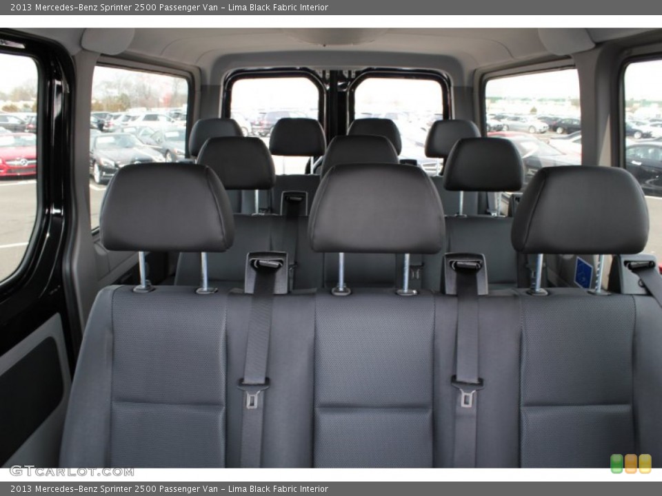 Lima Black Fabric Interior Rear Seat for the 2013 Mercedes-Benz Sprinter 2500 Passenger Van #79162826