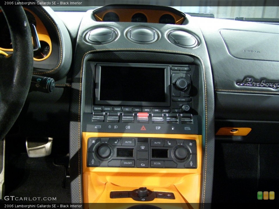 Black Interior Controls for the 2006 Lamborghini Gallardo SE #79164