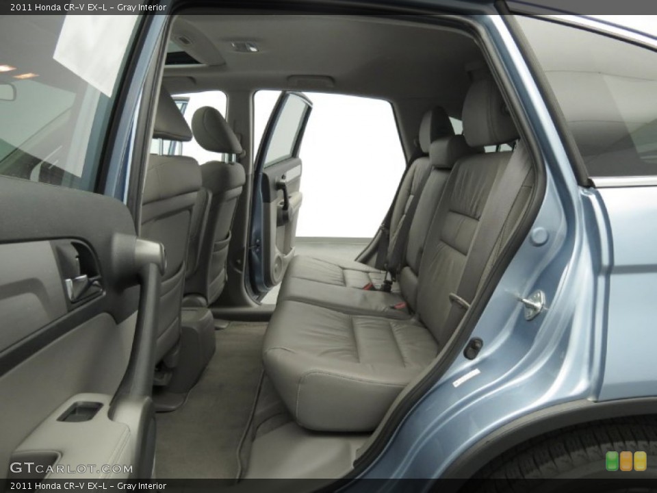 Gray Interior Rear Seat for the 2011 Honda CR-V EX-L #79164351