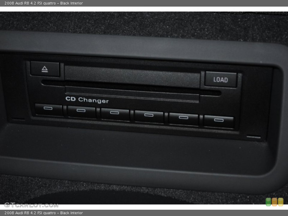 Black Interior Audio System for the 2008 Audi R8 4.2 FSI quattro #79165524