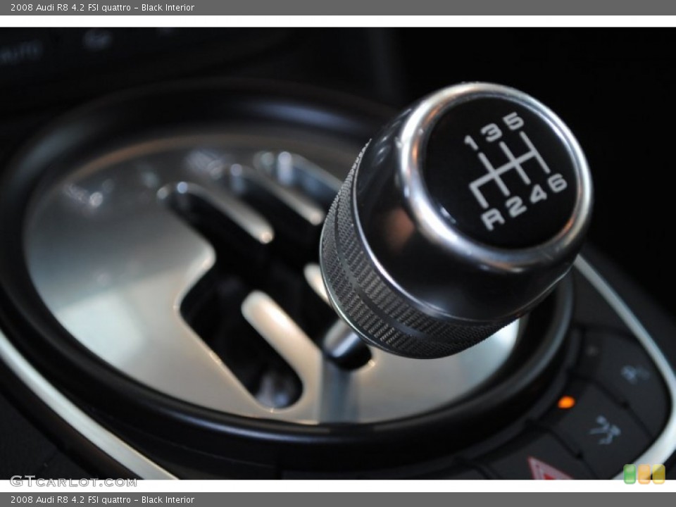 Black Interior Transmission for the 2008 Audi R8 4.2 FSI quattro #79165600