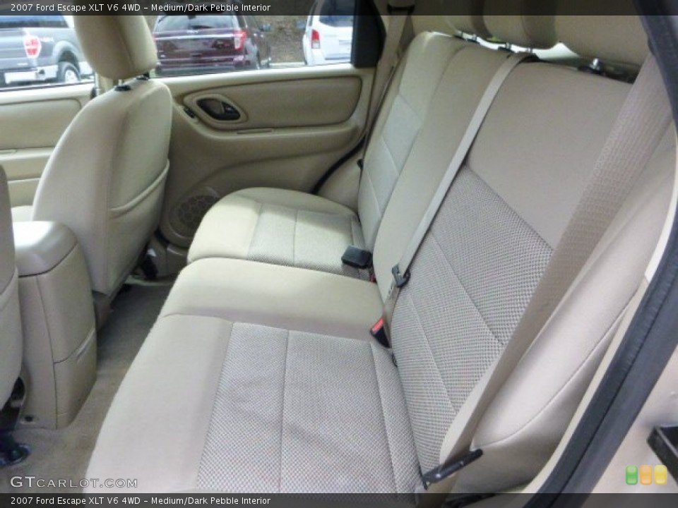 Medium/Dark Pebble Interior Rear Seat for the 2007 Ford Escape XLT V6 4WD #79165854
