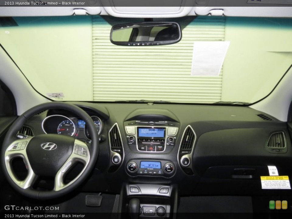 Black Interior Dashboard for the 2013 Hyundai Tucson Limited #79166249