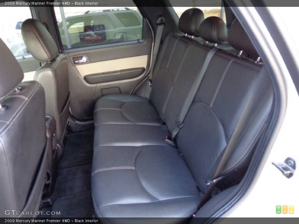 Black Interior Rear Seat for the 2009 Mercury Mariner Premier 4WD #79166417