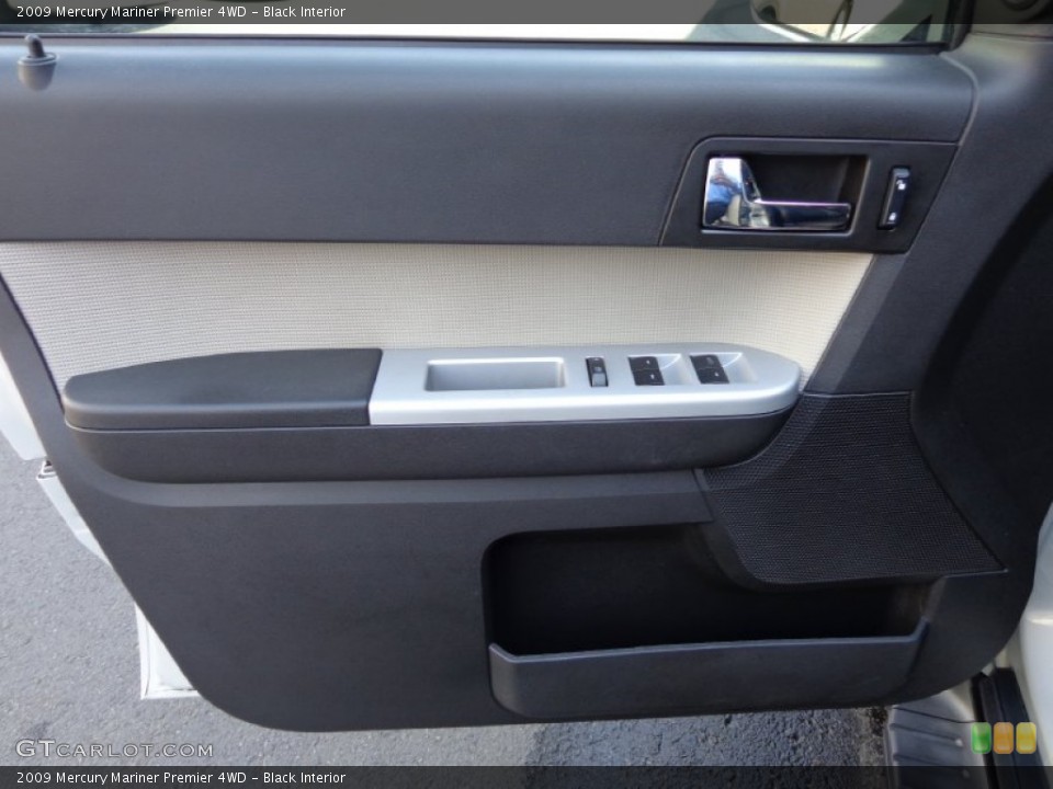 Black Interior Door Panel for the 2009 Mercury Mariner Premier 4WD #79166450