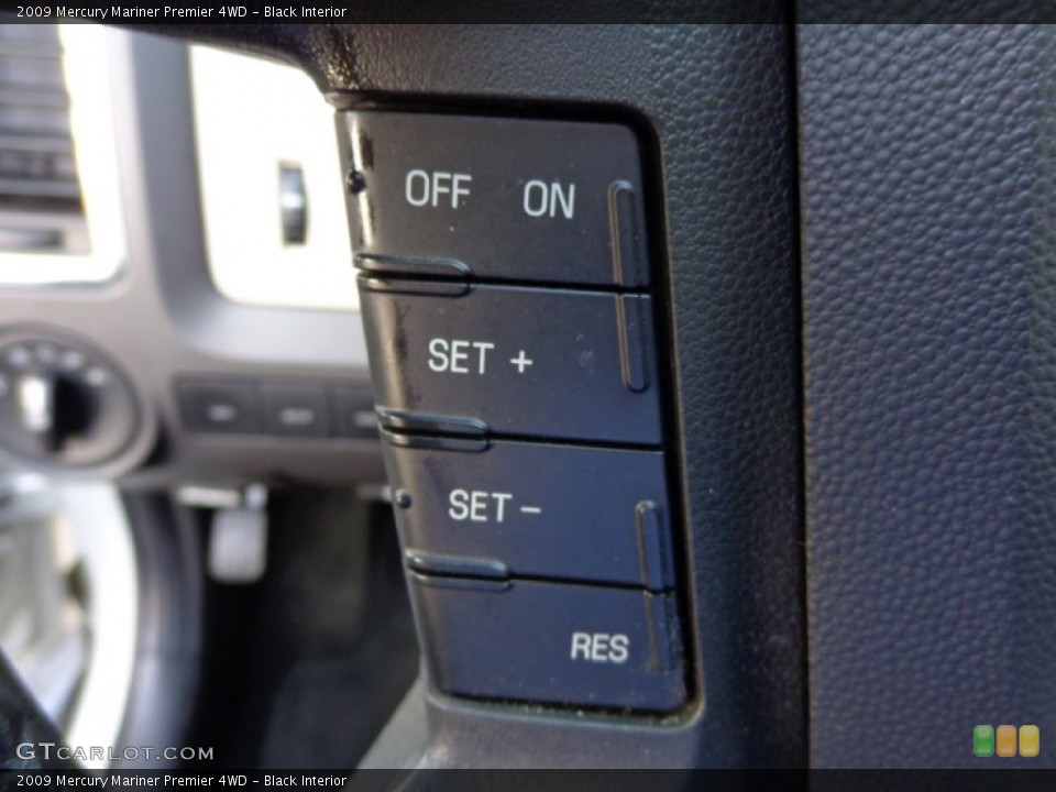 Black Interior Controls for the 2009 Mercury Mariner Premier 4WD #79166558