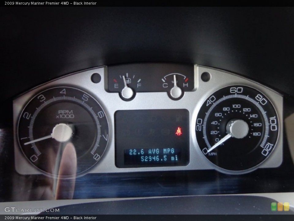 Black Interior Gauges for the 2009 Mercury Mariner Premier 4WD #79166597