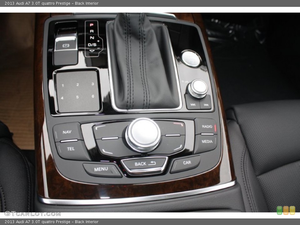 Black Interior Controls for the 2013 Audi A7 3.0T quattro Prestige #79166599