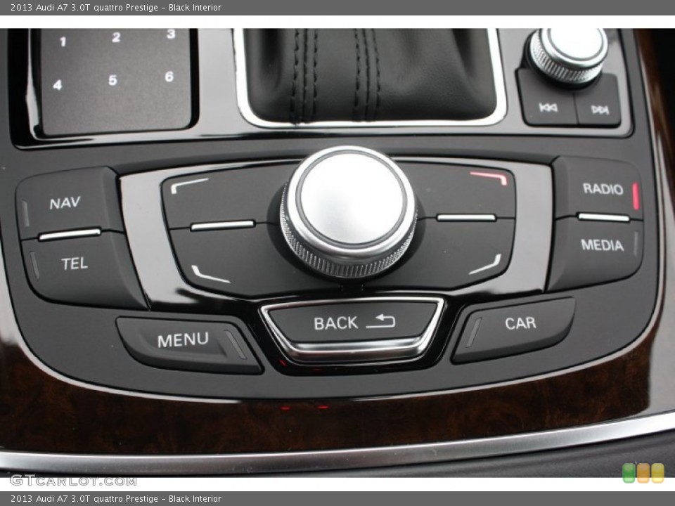 Black Interior Controls for the 2013 Audi A7 3.0T quattro Prestige #79166627