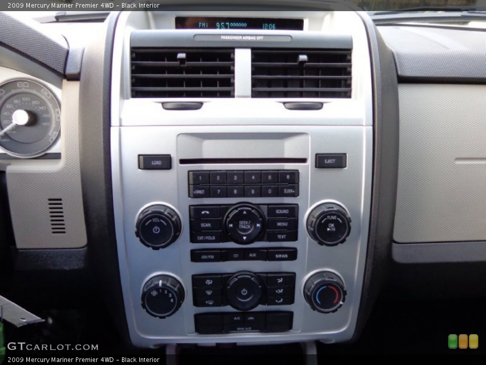 Black Interior Controls for the 2009 Mercury Mariner Premier 4WD #79166639