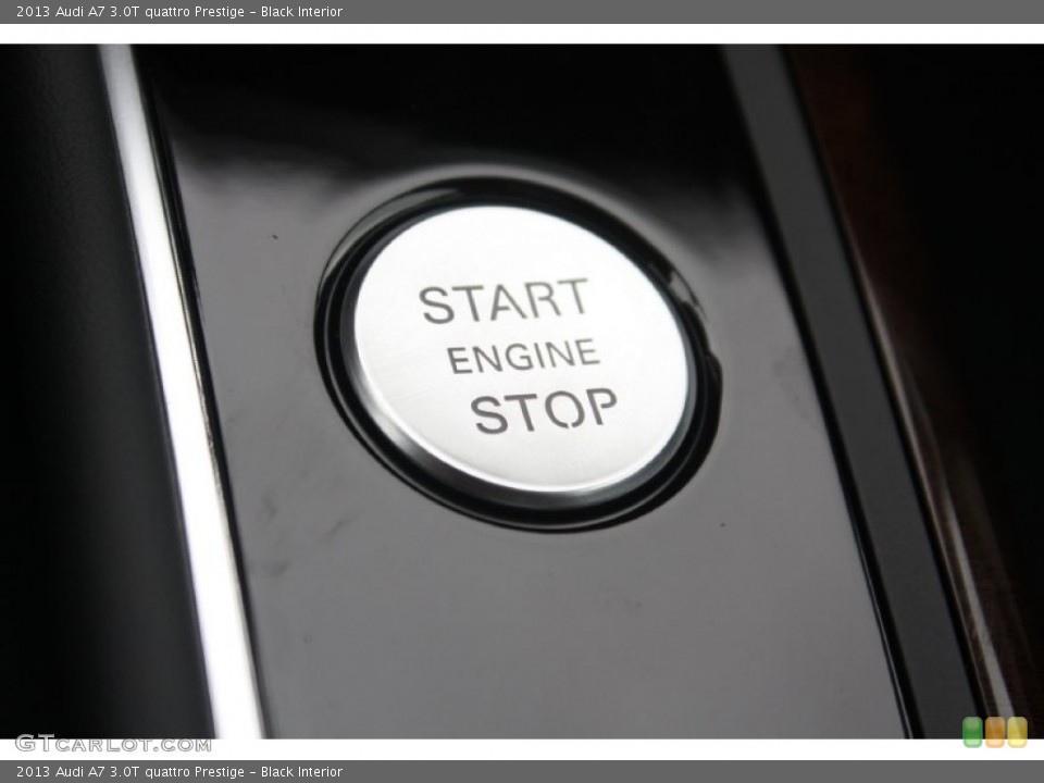 Black Interior Controls for the 2013 Audi A7 3.0T quattro Prestige #79166645