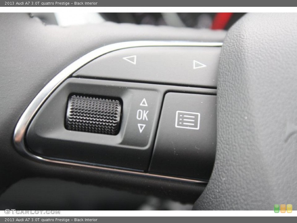 Black Interior Controls for the 2013 Audi A7 3.0T quattro Prestige #79166684
