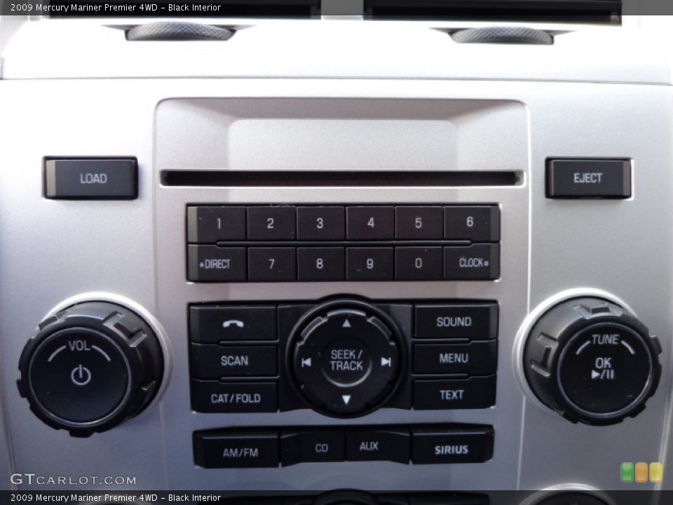 Black Interior Controls for the 2009 Mercury Mariner Premier 4WD #79166697