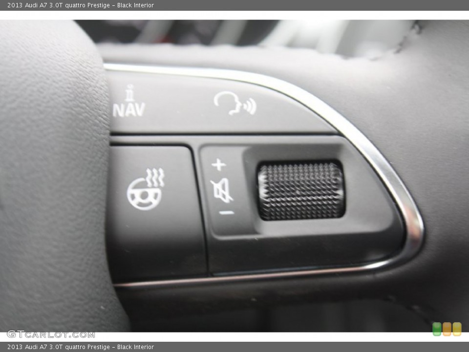 Black Interior Controls for the 2013 Audi A7 3.0T quattro Prestige #79166699