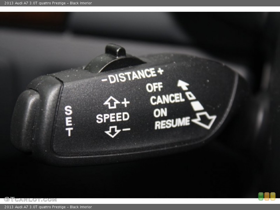 Black Interior Controls for the 2013 Audi A7 3.0T quattro Prestige #79166717