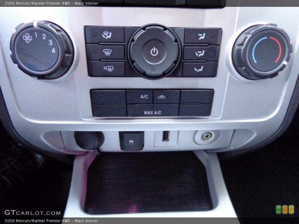 Black Interior Controls for the 2009 Mercury Mariner Premier 4WD #79166723