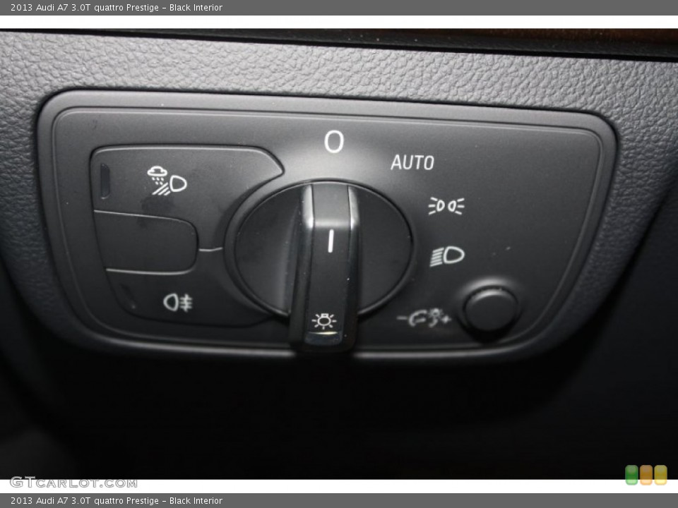 Black Interior Controls for the 2013 Audi A7 3.0T quattro Prestige #79166744