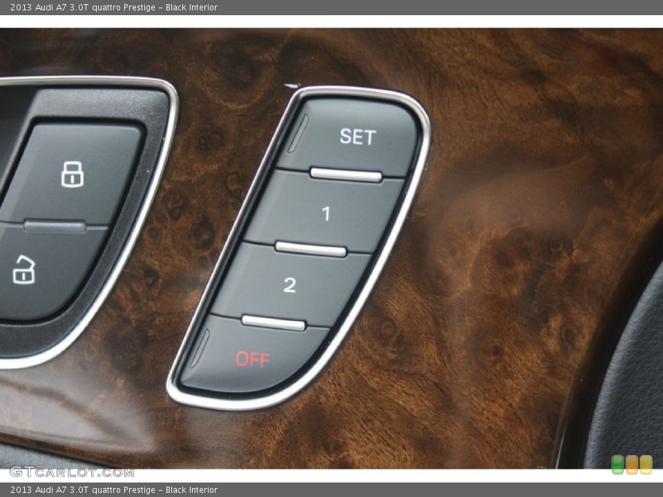 Black Interior Controls for the 2013 Audi A7 3.0T quattro Prestige #79166762