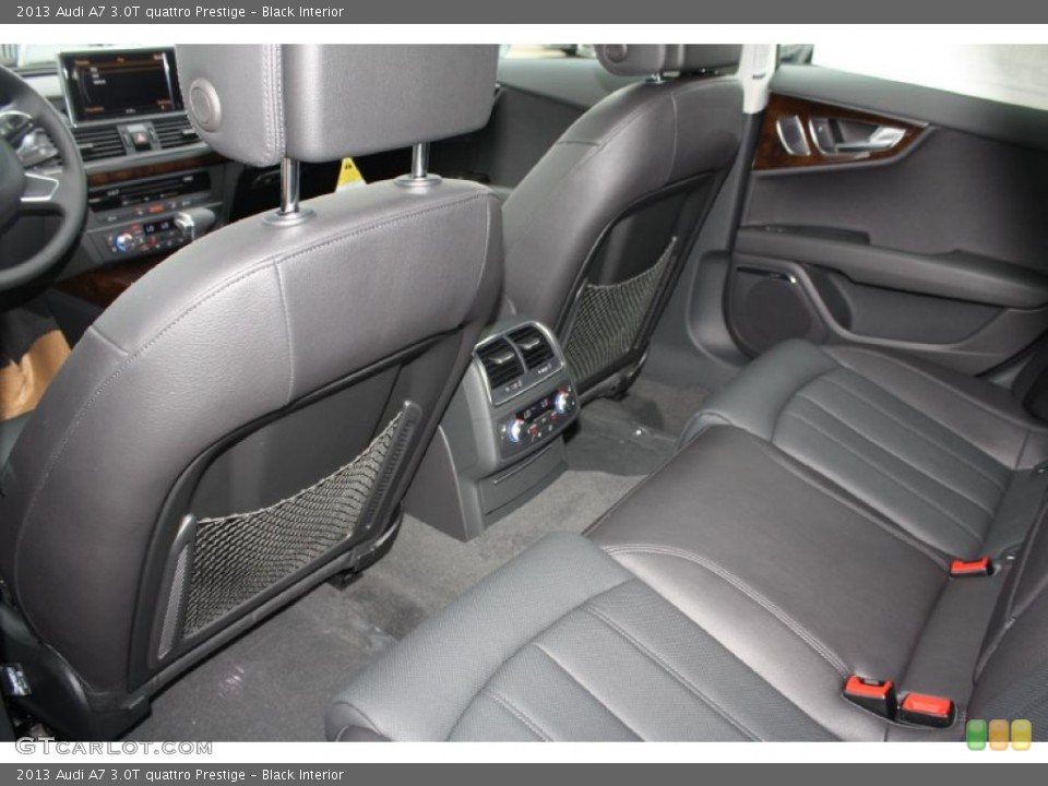 Black Interior Rear Seat for the 2013 Audi A7 3.0T quattro Prestige #79166803