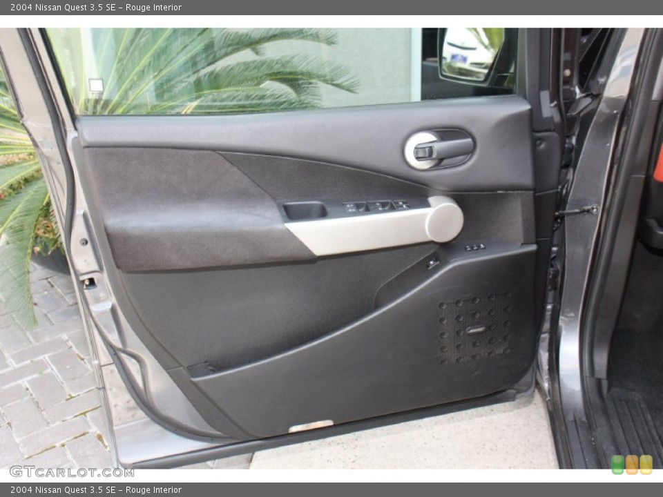 Rouge Interior Door Panel for the 2004 Nissan Quest 3.5 SE #79166955