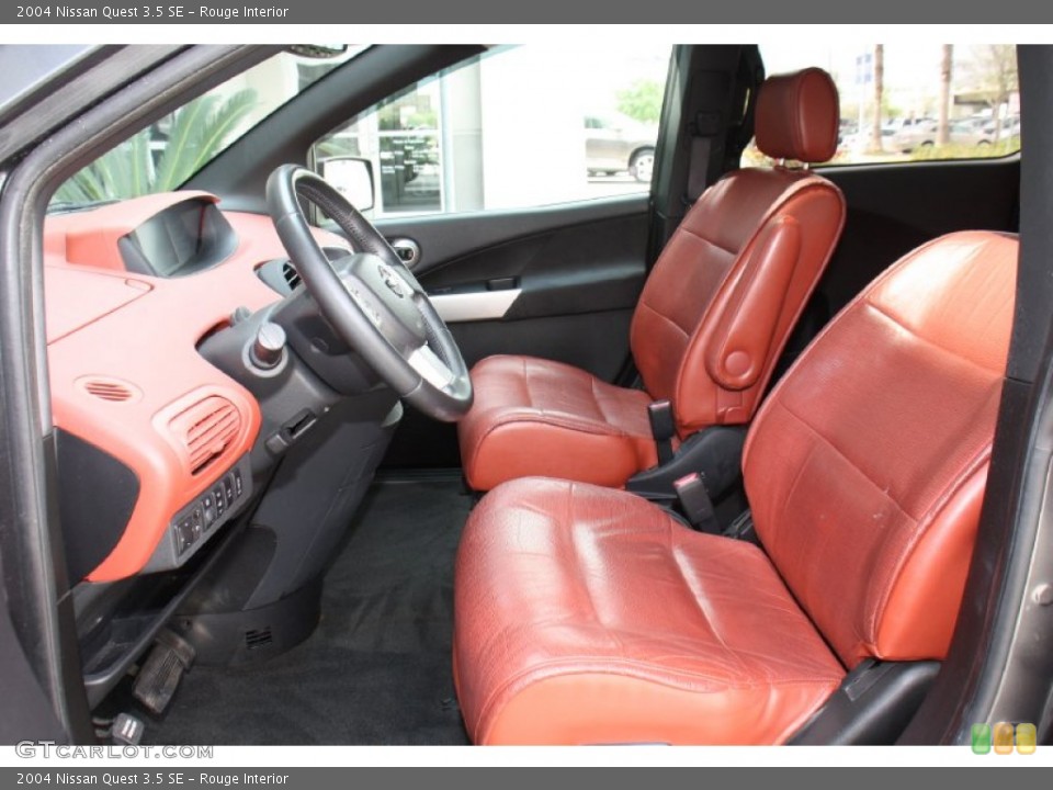 Rouge Interior Photo for the 2004 Nissan Quest 3.5 SE #79166969