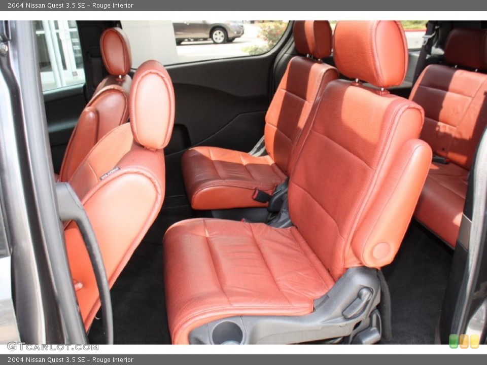 Rouge Interior Rear Seat for the 2004 Nissan Quest 3.5 SE #79166987