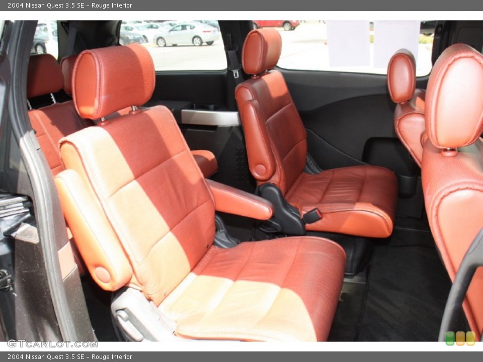 Rouge Interior Rear Seat for the 2004 Nissan Quest 3.5 SE #79167056
