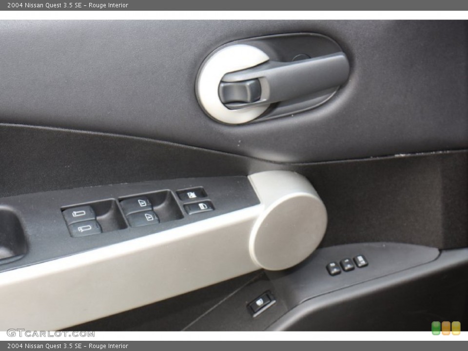 Rouge Interior Controls for the 2004 Nissan Quest 3.5 SE #79167093