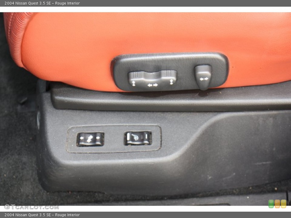 Rouge Interior Controls for the 2004 Nissan Quest 3.5 SE #79167116