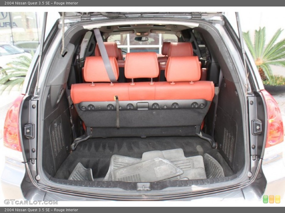 Rouge Interior Trunk for the 2004 Nissan Quest 3.5 SE #79167197