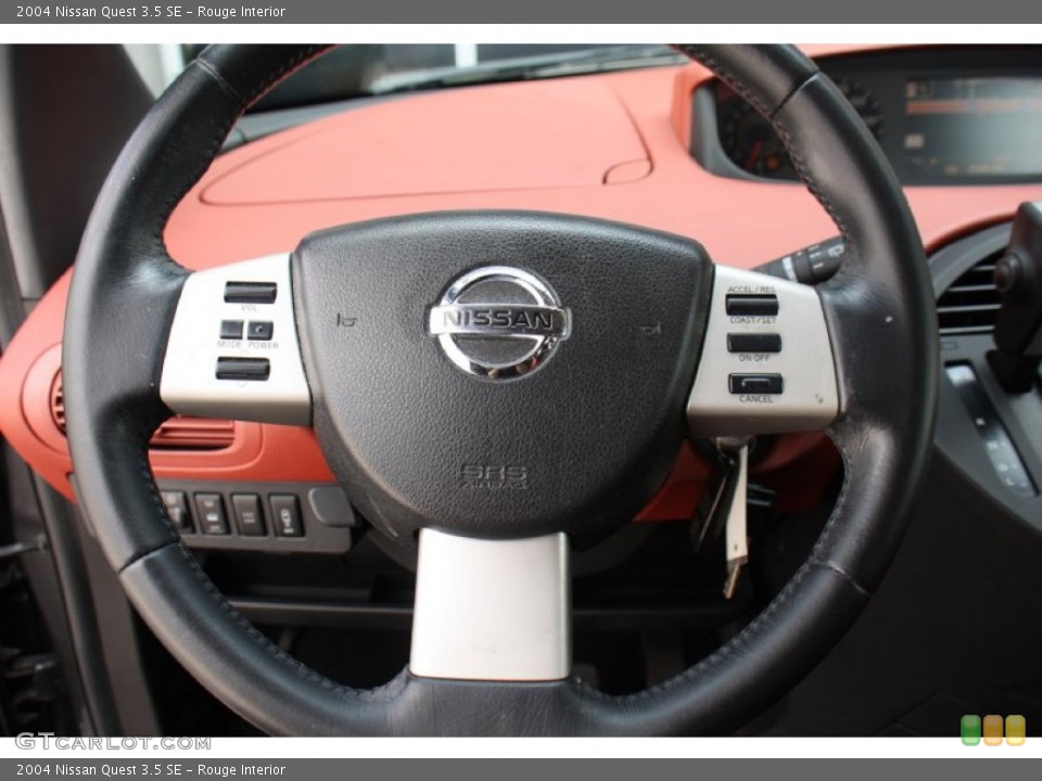 Rouge Interior Steering Wheel for the 2004 Nissan Quest 3.5 SE #79167237