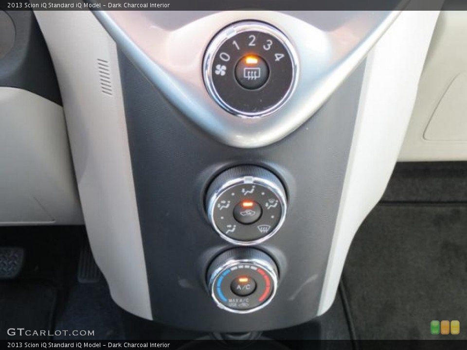 Dark Charcoal Interior Controls for the 2013 Scion iQ  #79168376