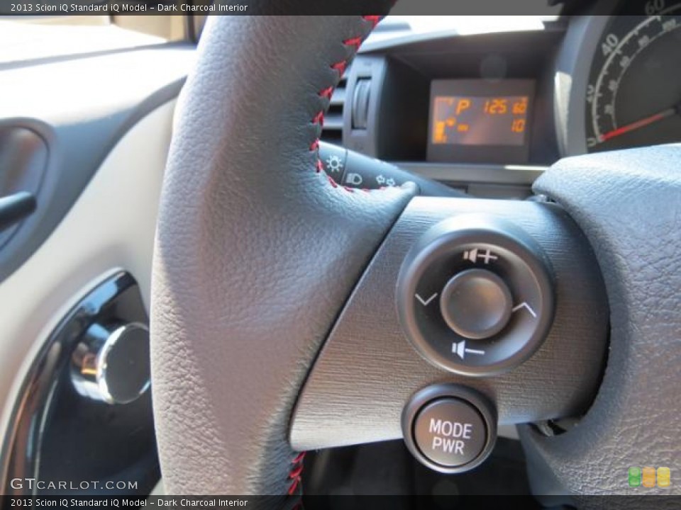 Dark Charcoal Interior Controls for the 2013 Scion iQ  #79168422