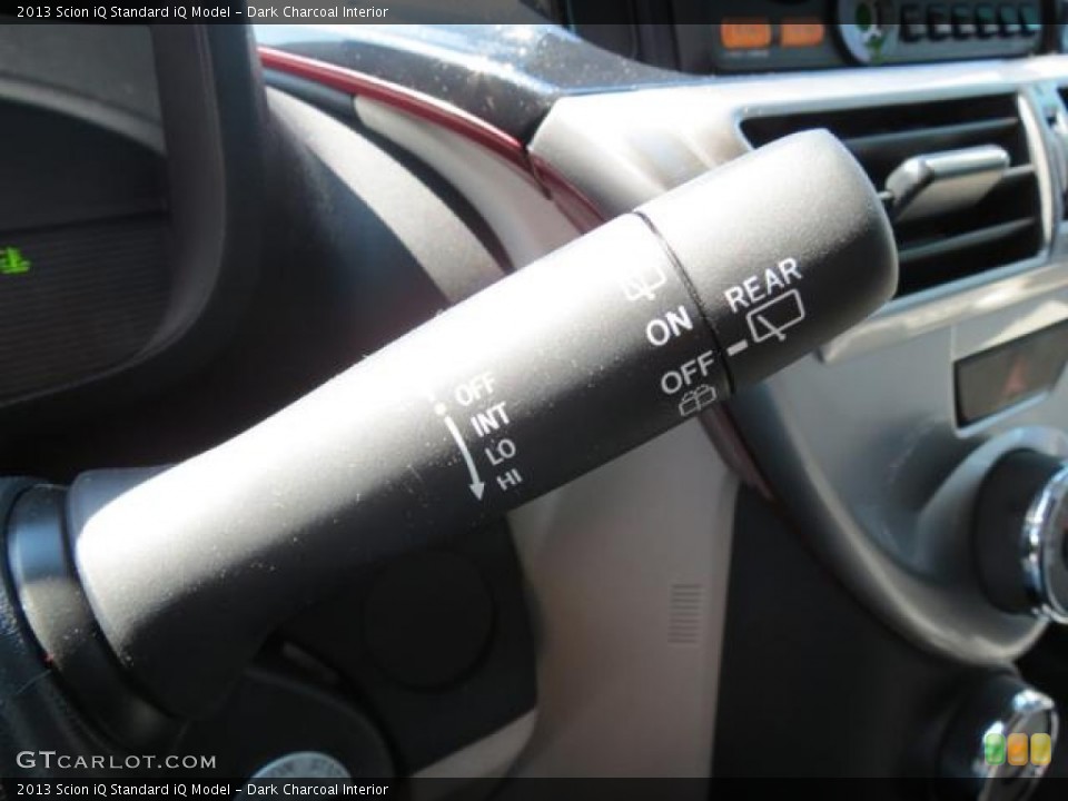 Dark Charcoal Interior Controls for the 2013 Scion iQ  #79168456