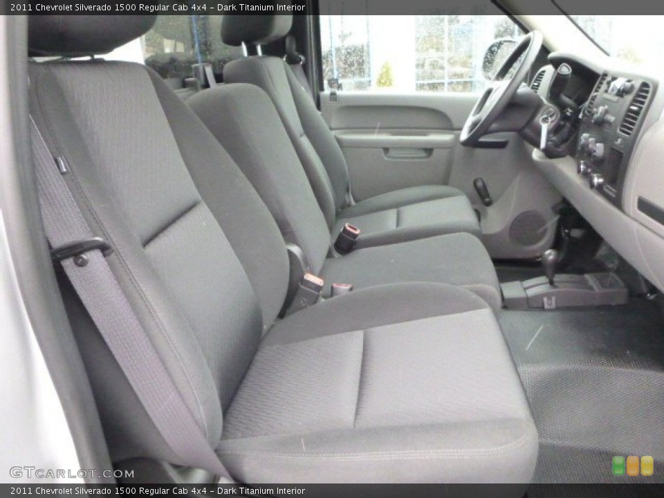 Dark Titanium Interior Photo for the 2011 Chevrolet Silverado 1500 Regular Cab 4x4 #79170802