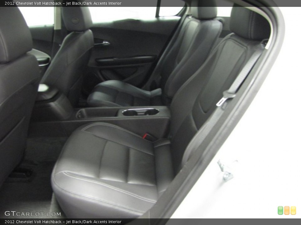 Jet Black/Dark Accents Interior Rear Seat for the 2012 Chevrolet Volt Hatchback #79171616