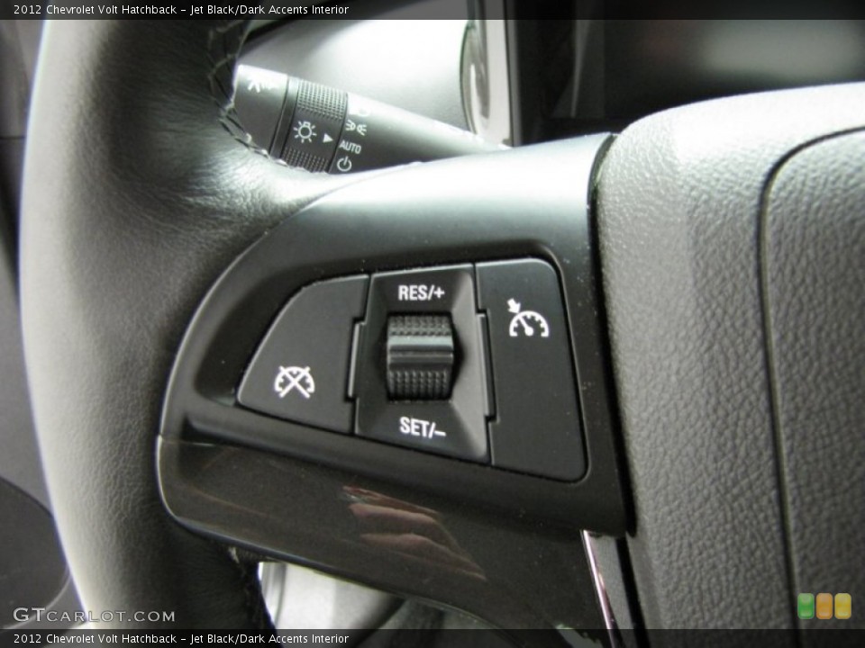 Jet Black/Dark Accents Interior Controls for the 2012 Chevrolet Volt Hatchback #79171800