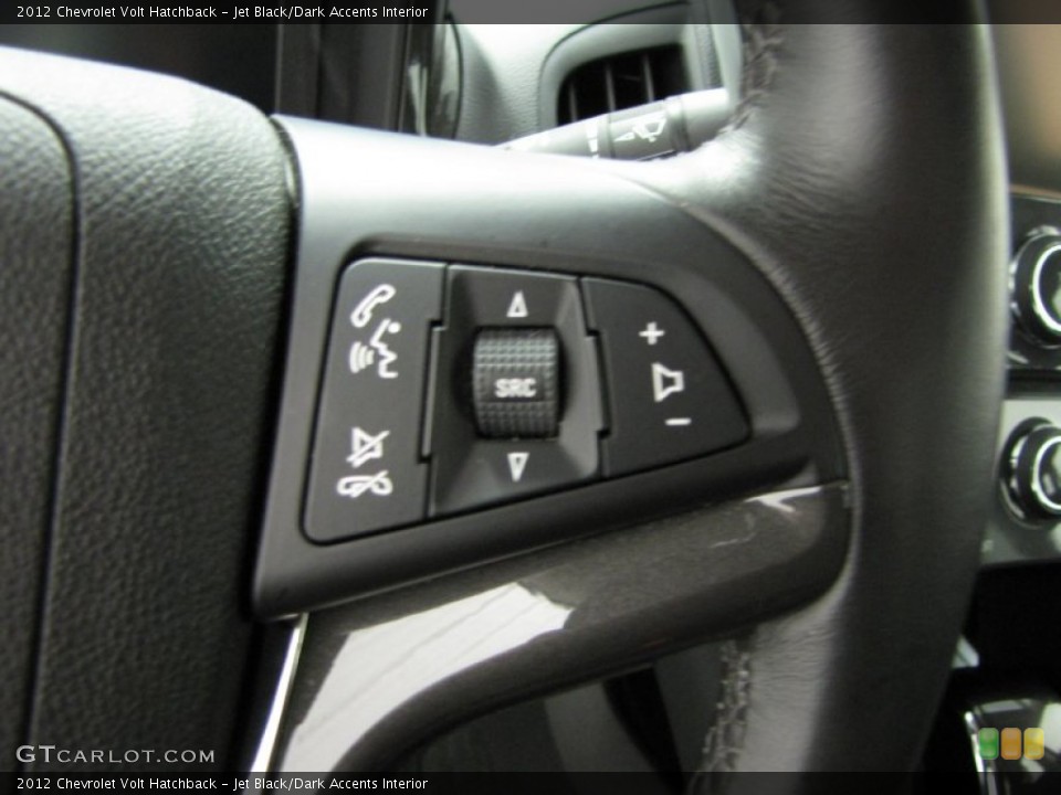 Jet Black/Dark Accents Interior Controls for the 2012 Chevrolet Volt Hatchback #79171822