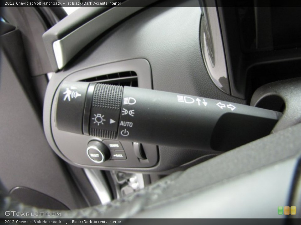 Jet Black/Dark Accents Interior Controls for the 2012 Chevrolet Volt Hatchback #79171847
