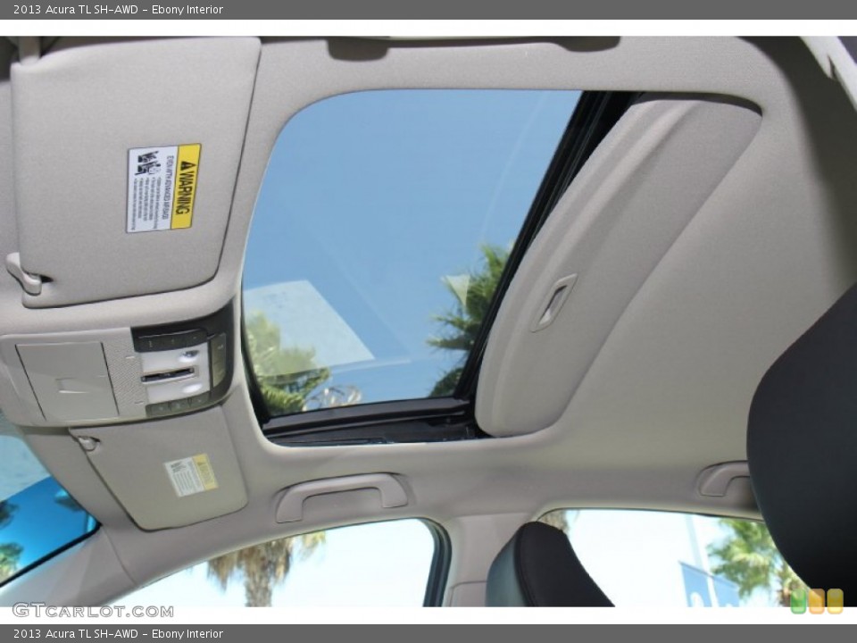 Ebony Interior Sunroof for the 2013 Acura TL SH-AWD #79172102