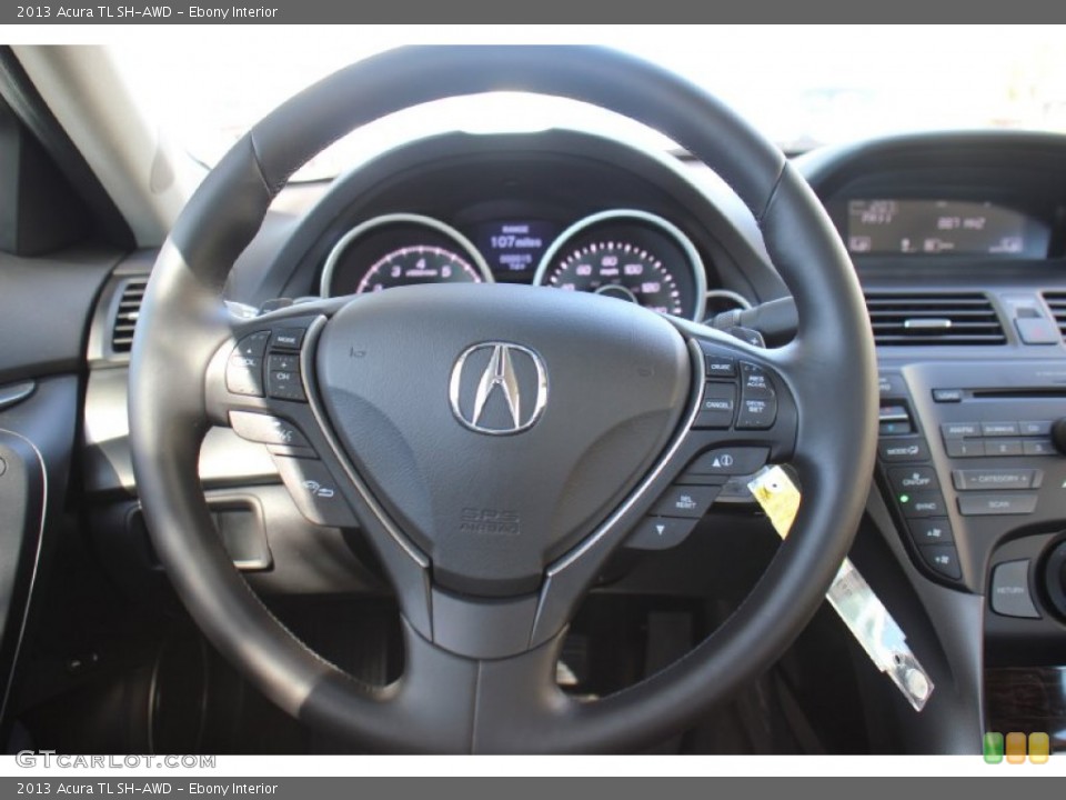 Ebony Interior Steering Wheel for the 2013 Acura TL SH-AWD #79172255